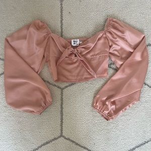 Princess Polly Pink Crop Top